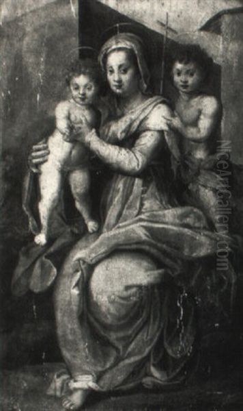 Madonna And Child With The Young Saint John The Baptist - view 1