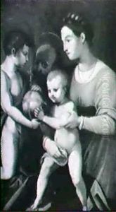 La Sainte Famille Et Le Jeune Saint Jean by Andrea Del Sarto