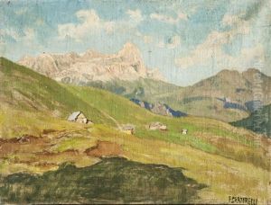Veduta Di Montagna by Francesco Sartorelli