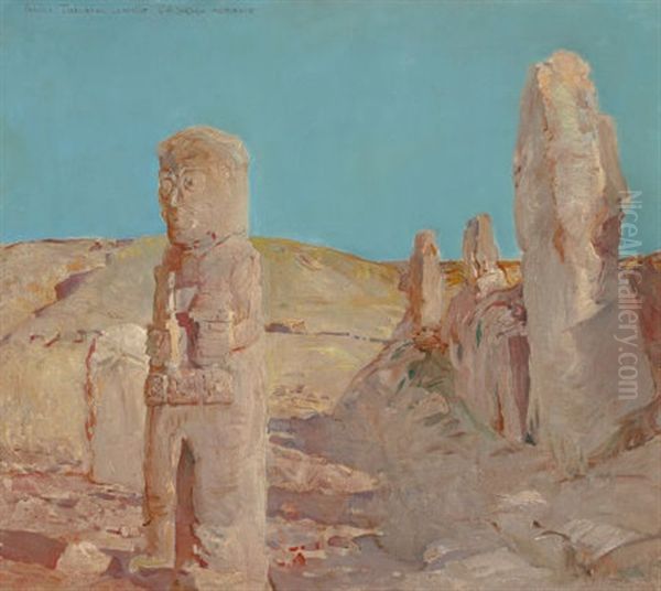 Ruins, Tiahuanaco - view 1