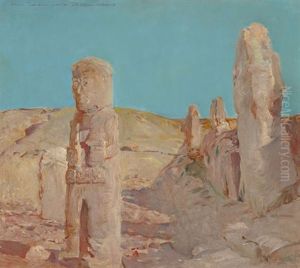 Ruins, Tiahuanaco by Giulio Aristide Sartorio