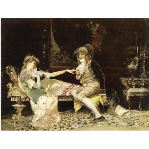 Tete-a-tete by Giulio Aristide Sartorio