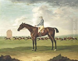 Mr Henry Vernon's Bay Colt Minister By Camillus Out Of Sportley With Jockey Up At Newmarket