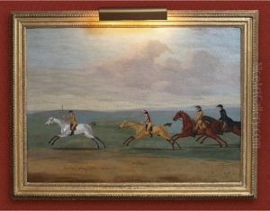 "jason" Beating "spectator," "rover," "brilliant," "whistlejacket," "venture," And "stately" For The Great Subscription At Newmarket by Francis Sartorius