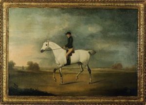 Portrait Of Well-bred And Wicked At Newmarket by Francis Sartorius