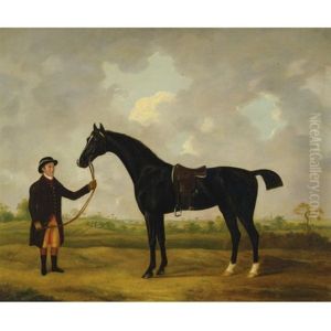 Horse And Groom In A Landscape Horse And Groom In A Landscape
