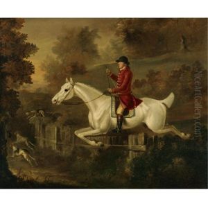 Major Spode Taking A Fence by Francis Sartorius