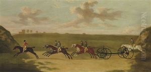 The Chaise Match, Run On Newmarket Heath, Wednesday 29 August by Francis Sartorius