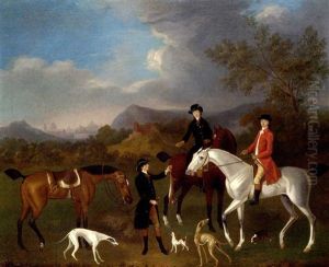 A Coursing Party In A Landscape, A Capriccio City Beyond A Coursing Party In A Landscape, A Capriccio City Beyond