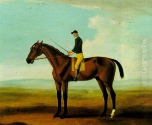 "bay Malton" With John Singleton Up On Newmarket Heath by Francis Sartorius