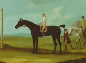 Sir Charles Bunbury's Bay Colt "bellario" With Jockey Up by Francis Sartorius