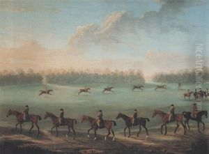 Training At Newmarket by Francis Sartorius