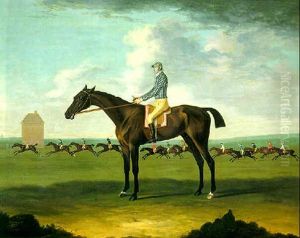 Mr. Henry Vernon's Bay Colt "minister" With Jockey Up At Newmarket by Francis Sartorius