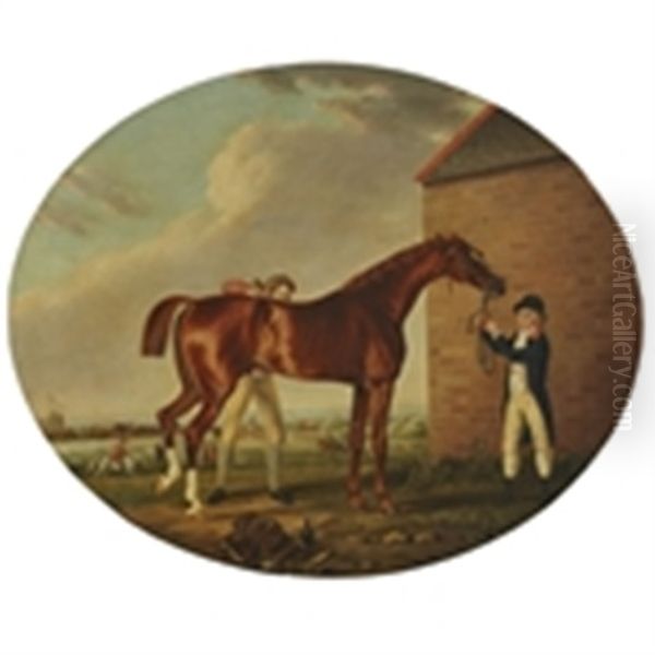 Life Of A Race Horse: Mare And Foul; Grooming The Horse For A Race; Huntsman With Hounds In Full Cry; Return To The Stable (set Of 4) - view 1