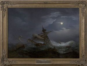 The Wreck Of The East Indiaman "hindustan"