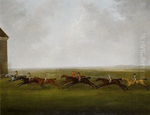 A Race At Newmarket by Francis Sartorius the Younger