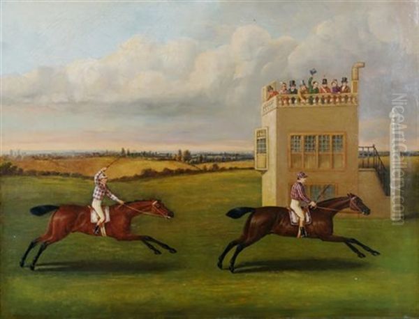 Lord Darlington's Champion Beating Mr. Heathcote's 'warter' - view 1