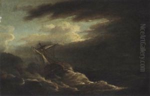 Wrecks Off A Dangerous Shore by Francis Sartorius the Younger
