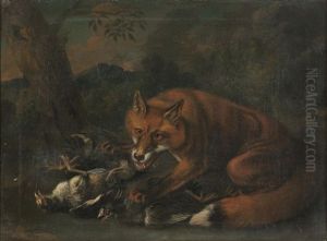 Fox With Catch by George William Sartorius