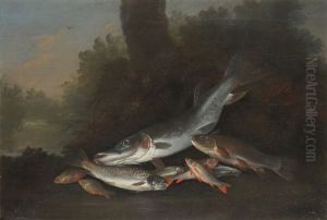 Still Life Of Fish by George William Sartorius