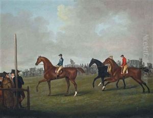 At The Start, Newmarket by John Francis Sartorius