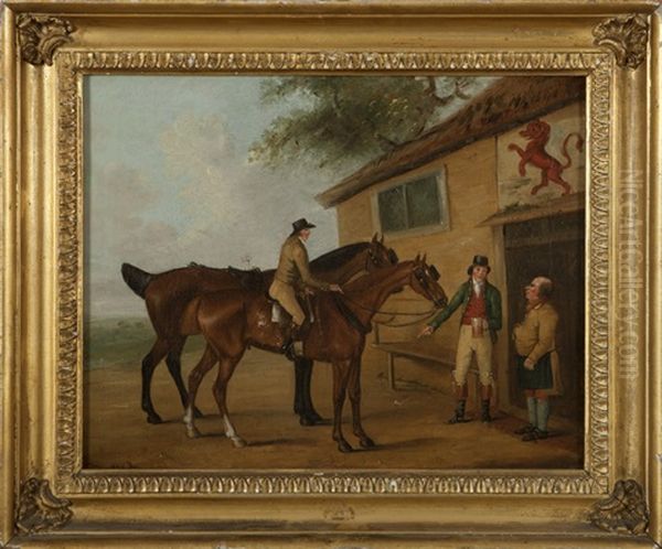Riders Stopping At A Tavern - view 1