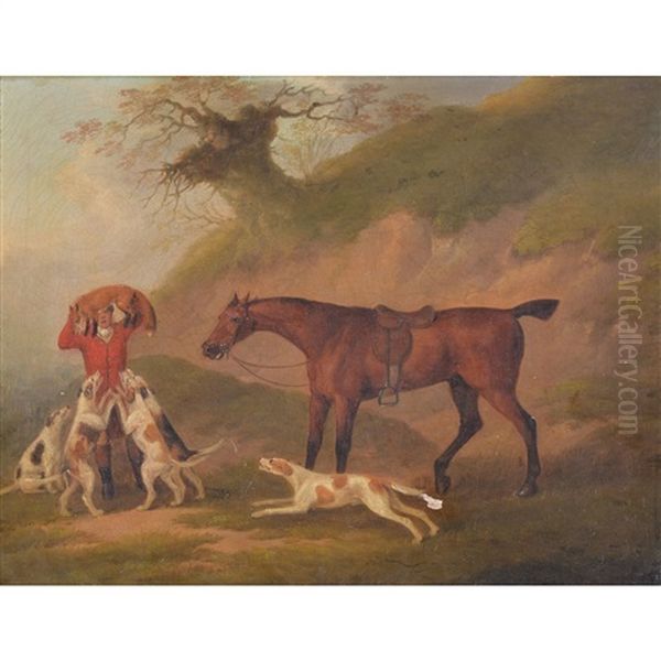 The Whipper In Bringing Up The Fox Hounds; The Death - view 1