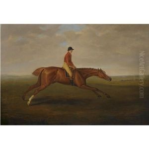 "eclipse" With Jockey John Oakley Up At Newmarket by John Nost Sartorius