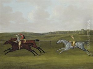 The Rt. Hon. Charles James Fox's "seagull" Beating "escape" And "highlander" by John Nost Sartorius