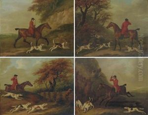 Going Out (+ 3 Others; Set Of 4) by John Nost Sartorius