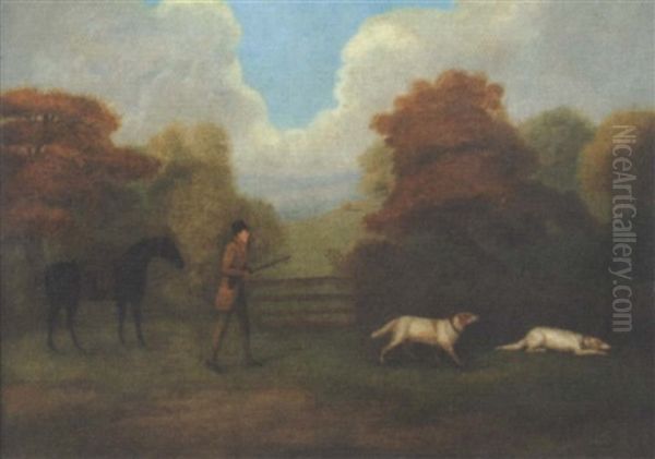 Sir Tatton Sykes And His Favourite Cob "banbury" And His Two Dogs, "crash" And "dash" - view 1