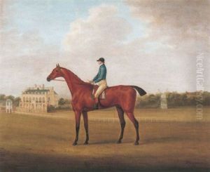"biddick", A Bay Racehorse, With Jockey Up On Doncaster Racecourse