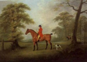 A Huntsman In A Landscape by John Nost Sartorius