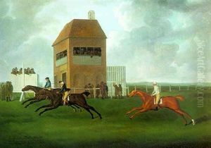 "lurcher" Beating "kit Carr" And "ormond" In 1793 by John Nost Sartorius