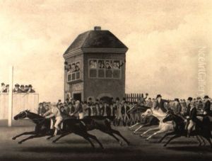 Newmarket Craven Meeting, 1799 by John Nost Sartorius