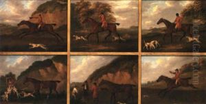 Hunting Vignettes by John Nost Sartorius