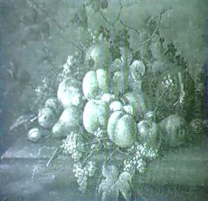 Still Life Of Fruit; And A Companion by John Nost Sartorius