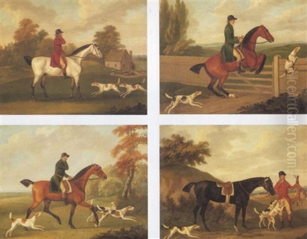 View Halloo; Finding The Scent; Jumping The Fence; And The Kill - view 1