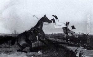 "smelensco" "eclipse" With Jockeys Up by John Nost Sartorius