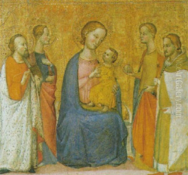 Madonna Con Bambino E Quattro Santi - view 1