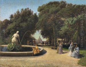 Figuras Num Jardim (pair)