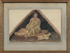 Representant Une Femme Assise Vetue A L'antique by Emile-Antoine Bourdelle