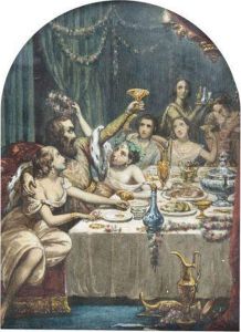 Le Banquet by Jules Joseph Bourdet