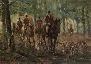 Parforcejagd by Hermann Sattler