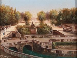 Les Jardins De La Fontaine by Hubert Sattler