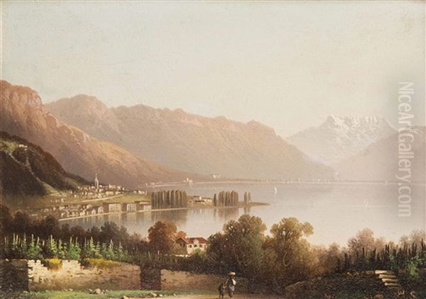Blick Auf Montreux Am Genfersee - view 1