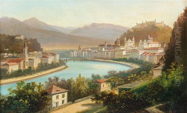 Salzburg Von Mulln Gesehen - view 1