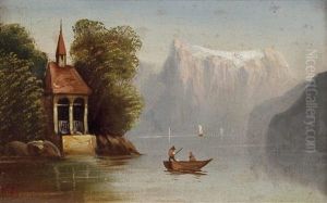Blick Auf Die Tell Kapelle Am Vierwaldstattersee by Hubert Sattler