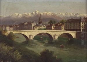 Blick Auf Grenoble