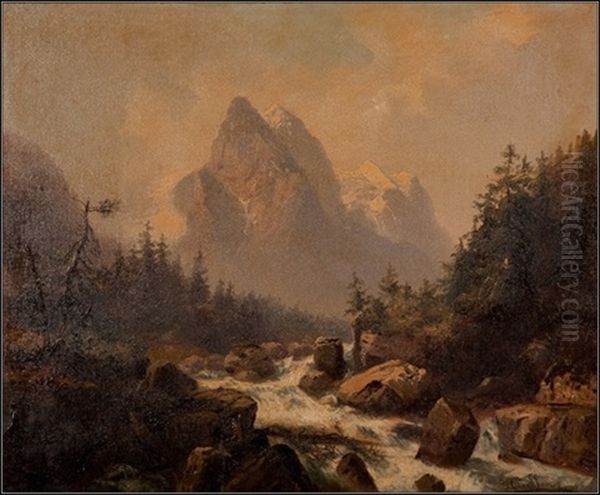 The Wellhorn And Wetterhorn - view 1
